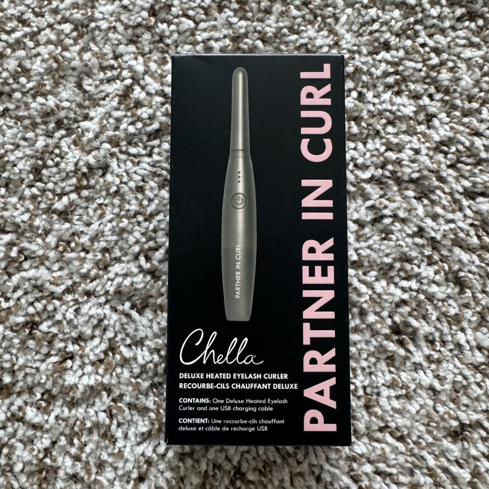 Chella Partner In Curl Deluxe Heated Eyelash Curler - Black & Pink